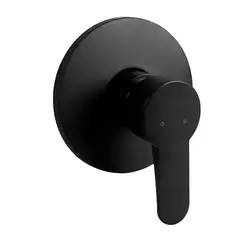 GRIFOS CENTER - Monocontrol Ducha Redondo Negro Mate Bch Consumo 1 l/ciclo