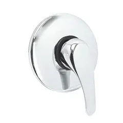 GRIFOS CENTER - Monocontrol Ducha Redondo Plateado Brillante Colomba Consumo 1 l/ciclo