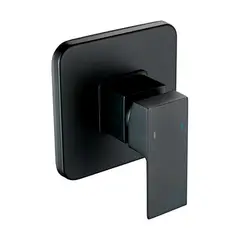 GRIFOS CENTER - Monocontrol Ducha Rectangular Priego Negro Mate Consumo 1 l/ciclo