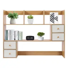 GENERIC - Organizador De Escritorio De Madera Con Ocho Estantes Y Cuatro Cajones Para Oficina