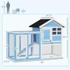 GENERICO - Jaula de Juego para Animales Pequeños Sinbide Plegable y Resistente Modelo SP100