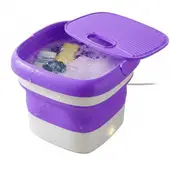 52 BITS - Mini Lavadora Electrica Portátil Ajustable Bañera Plegable