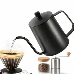 52 BITS - Tetera Hervidora para Estufa Profesional 350 ml Negro