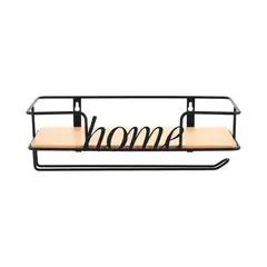 JUST HOME COLLECTION - Repisa Decorativa Metal Madera