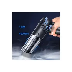 GENERICO - Aspiradora de Mano Inalámbrica Plegable con Alta Potencia para Automóvil