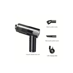 GENERICO - Aspiradora de Mano Inalámbrica Portátil con Carga USB para Coche