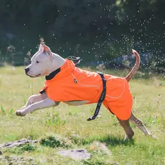 GENERICO - Chaleco Impermeable para Perros Pequeños con Cordón Ajustable y Abrigo