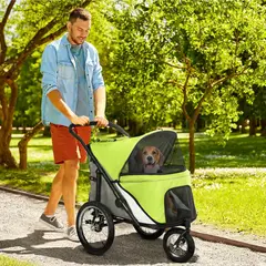 GENERICO - Coche Paseador para Mascotas Marca X Ligero y Compacto
