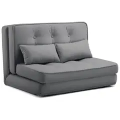 undefined - Sofá Cama Plegable Convertible con Almohadas y Colchón de Espuma Viscoelástica