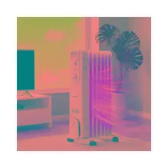 GENERICO - Calefactor Eléctrico de Bajo Ruido con 3 Modos y Diseño Portátil
