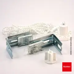 REGGIA - Set Accesorios Para Instalación Cortinas Roller Dúo