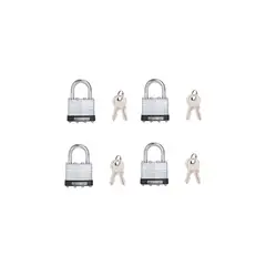 MASTERLOCK - Candado con Llave Acero Inoxidable 2,06 cm