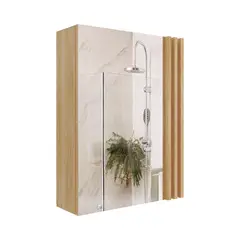 MADERKIT - Gabinete Espejo Nori 60x45x17cm Panela