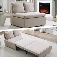 undefined - Sofá Cama BALUS Convertible Individual 2 en 1 para Espacios Pequeños