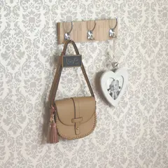 HOMESTYLE - Perchero 3 Ganchos Fine Rovere 30x9 cm