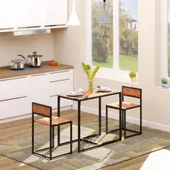 GENERICO - Juego de mesa de comedor moderno de tres piezas