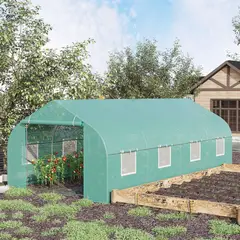 GENERICO - Invernadero de Cultivo Transitable Verde para Jardín