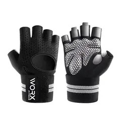 WORX - Guantes Con Muñequera Entrenamiento Gimnasio Pesas Gym