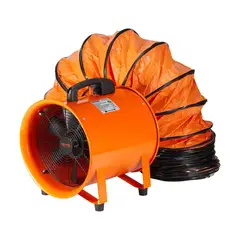 VEVOR - Ventilador Extractor Industrial de 30 cm con Manguera Flexible