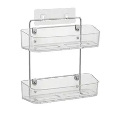 ESSENZA - Organizador de Baño 2 Niveles Adhesivo