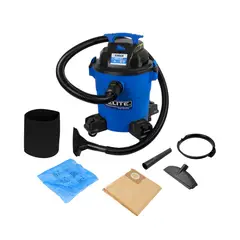 ELITE - Aspiradora 6 Galones 4HP Tanque Poly-Húmedo Seco Sopladora 110V 60Hz