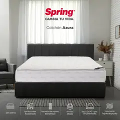 COLCHONES SPRING - Colchón Spring Azura Doble 140x190 cm