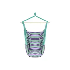 GENERICO - Silla Colgante De Algodón Con Cojines Para Descanso Interior O Exterior