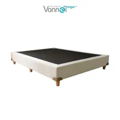 undefined - Basecama sencilla Pata Madera 100x190x20 Avellana