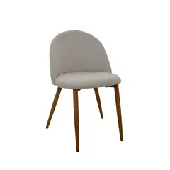 BONNO - Silla Comedor Fija Tela Beige Ali