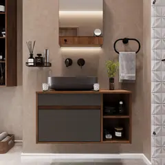 SENSI DACQUA - Mueble Elevado para Lavamanos Gala 80 43.7x80.4x44cm Bellota Galapagos