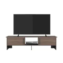 VIRTUAL MUEBLES - Mesa Para TV 42X160X35 Cm Avellana Hasta 65"