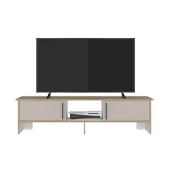 VIRTUAL MUEBLES - Mesa Para TV 42X160X35 Cm Fresno Hasta 65"