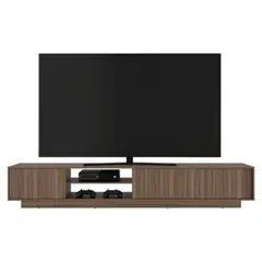 VIRTUAL MUEBLES - Mesa Para TV 40X230X43 Cm Avellana Hasta 100"