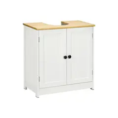 GENERICO - Mueble Complemento para Baños Almacenamiento Lavabo Color Neutral Puertas Dobles