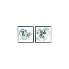 undefined - Cuadros con Diseño Abstracto Azul de 61 x 122 cm Hiedra del Bronx