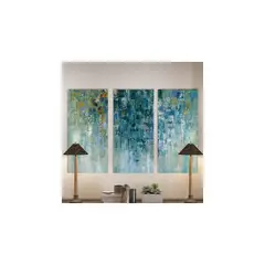 undefined - Cuadros con Diseño Abstracto Azul de 122 x 81 cm Estudio Forjado