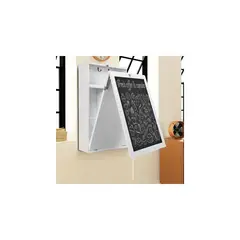 undefined - Escritorio para Computador Flotante Plegable Blanco en Madera Jaliyiah