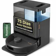 IROBOT - Aspiradora Robot Inteligente con Navegación LiDAR y Autolavado