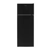 HACEB - Nevera Convencional Frost 207 Litros Con Escarcha Manija Integrada Inoxidable Negro R2 HIO5164FT20