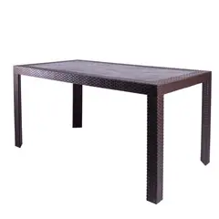 COLPLAST - Mesa Plástica de 6 Puestos Celebrity Wengue