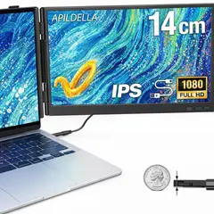 undefined - Extensor de Monitor Dual IPS 14 Pulgadas FHD 1080p 60Hz Apildella