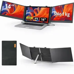 undefined - Extensor de Monitor Triple IPS 14 Pulgadas FHD 1080p 60Hz Vixtan