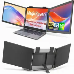 undefined - Extensor de Monitor Triple IPS 14 Pulgadas FHD 1080p 60Hz Magicraven