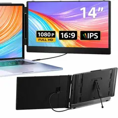 undefined - Extensor de Monitor Dual IPS 14 Pulgadas FHD 1080p 60Hz DZVW