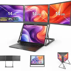 undefined - Monitor Portátil IPS 14 pulgadas 1920 x 1200 HIZIM