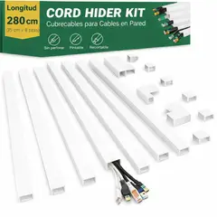 undefined - Organizadores de Cables en Plástico 279 cm paquete x8 unidades