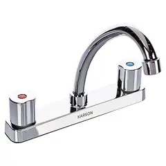 KARSON - Grifería para Lavaplatos Sevilla Mezclador con Base Cromo