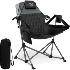 undefined - Silla Plegable de Camping Tipo Hamaca Acero Ajustable Timber Ridge