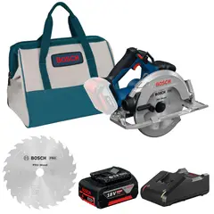 BOSCH - Sierra Circular Inalámbrica 18V GKS 18V-68-2 + Accesorios