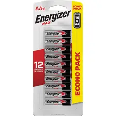 ENERGIZER - Pilas alcalinas AA Larga duración 300%